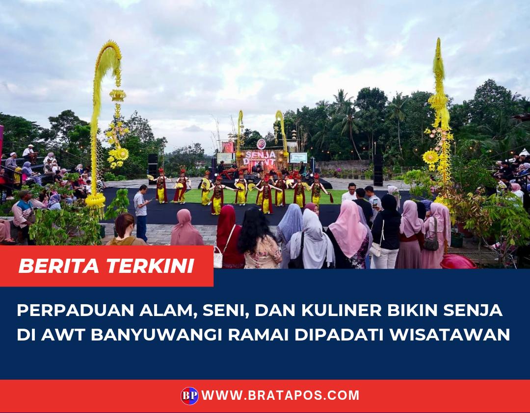 Perpaduan Alam, Seni, dan Kuliner Bikin Senja di AWT Banyuwangi Ramai Dipadati Wisatawan