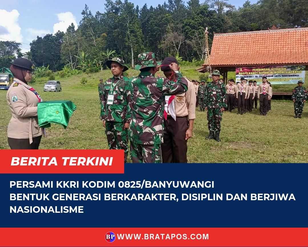 Persami KKRI Kodim 0825/Banyuwangi Bentuk Generasi Berkarakter, Disiplin dan Berjiwa Nasionalisme