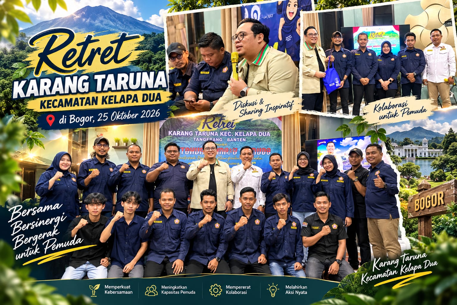 Pesan Mendalam Dwi Candra di Ret-ret Karang Taruna Kelapa Dua