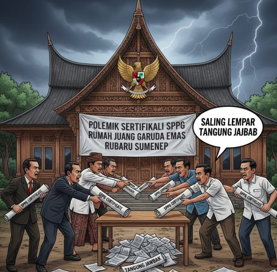 Polemik Sertifikasi SPPG Rumah Juang Garuda Emas Rubaru Sumenep, Saling Lempar Tanggung Jawab