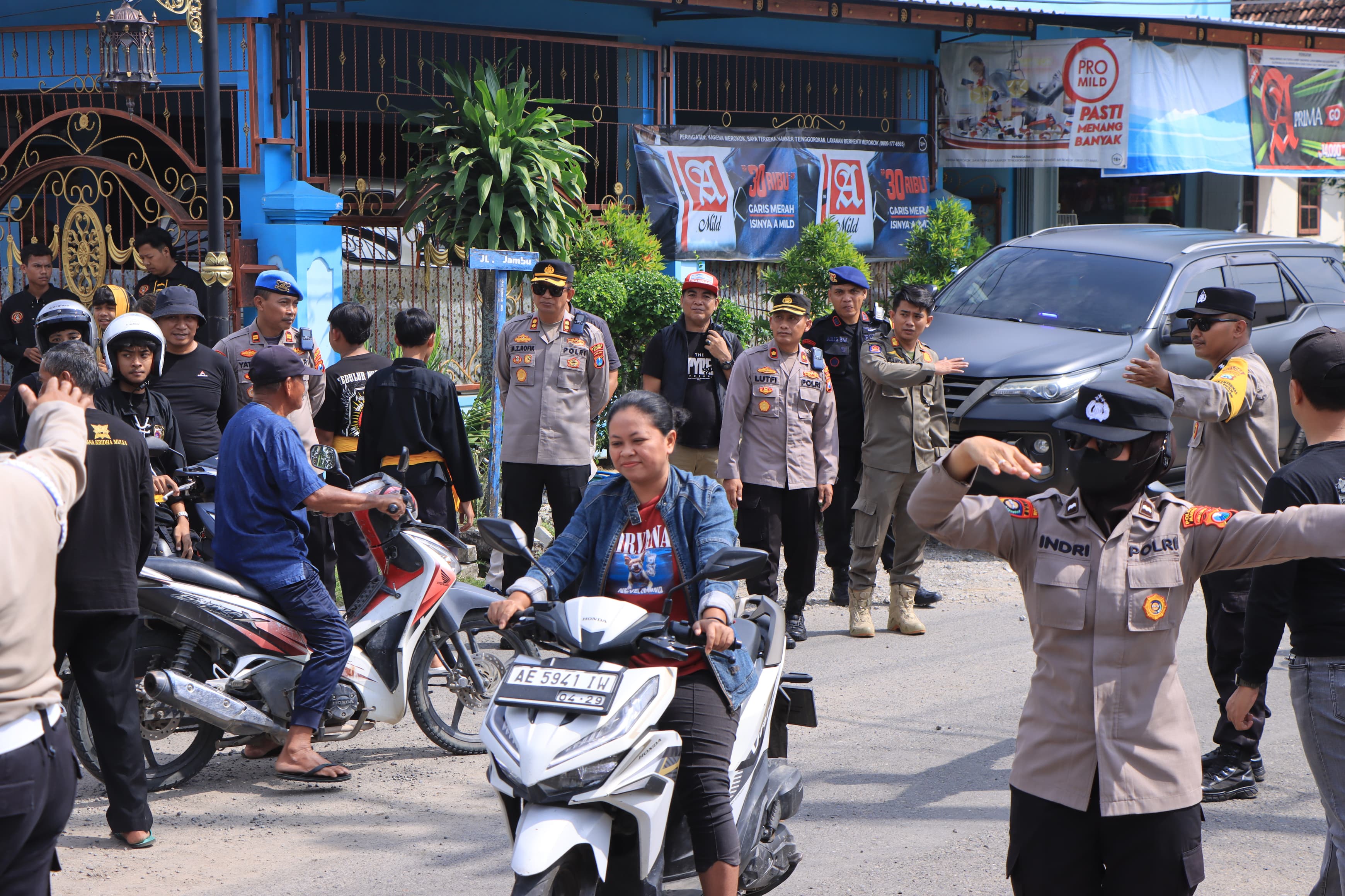 Polres Madiun Kerahkan 539 Personel Gabungan, Amankan Halal Bihalal PSHW Tunas Muda