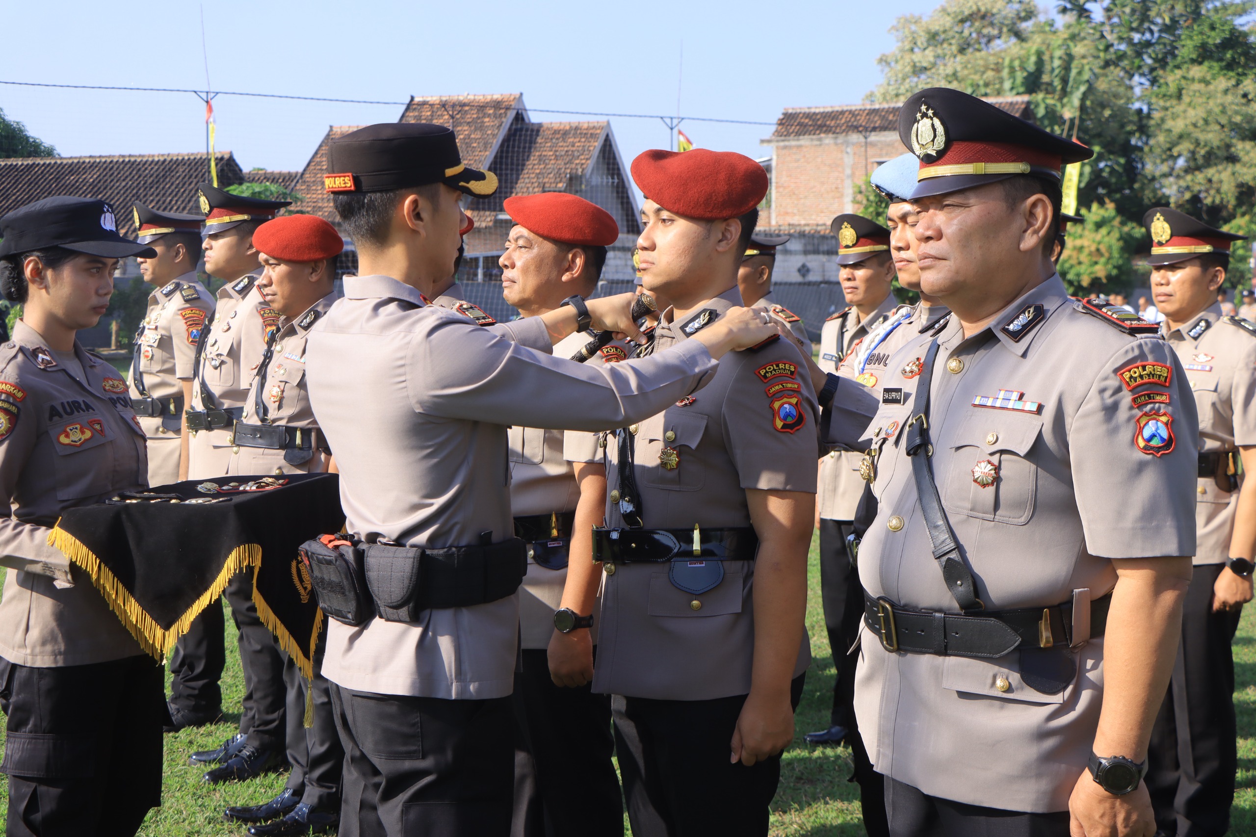 Polres Madiun Lakukan Rotasi Pejabat, Kasat Lantas, Reskrim, Resnarkoba dan Lima Kapolsek Berganti
