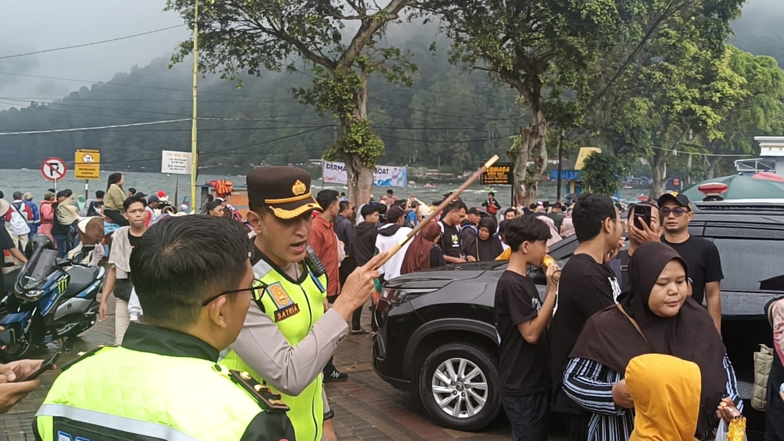 Polres Magetan Perketat Pengamanan di Telaga Sarangan, Selama Libur Lebaran 2025