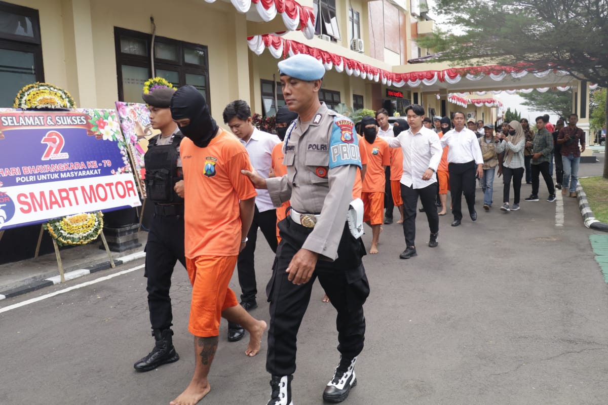 Polres Magetan Ungkap 7 Kasus Narkoba dan Peredaran Miras Ilegal Jelang Suro 2025