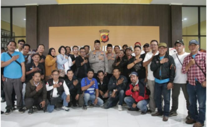 Polres Purwakarta Bersinergi Dengan Awak Media Untuk Informasi Publik Yang Akurat Dan Berimbang