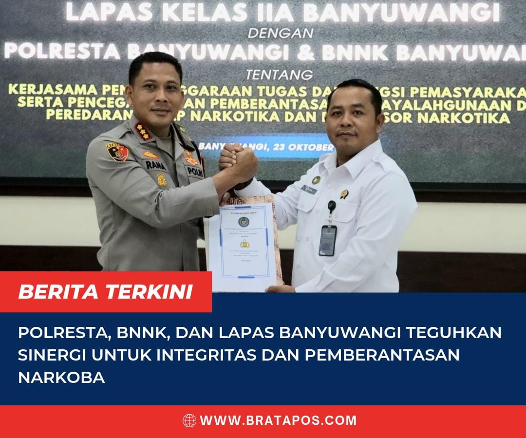 Polresta, BNNK, dan Lapas Banyuwangi Teguhkan Sinergi untuk Integritas dan Pemberantasan Narkoba