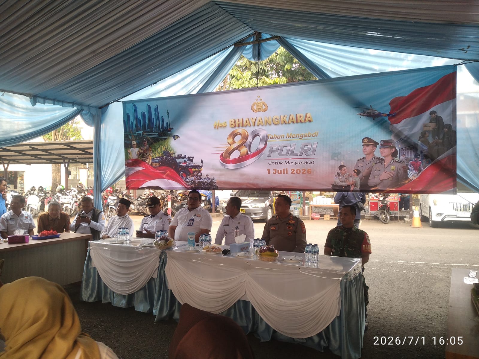 Polsek Kelapa Dua Rayakan HUT ke-80 Bhayangkara dengan Semangat Sinergi