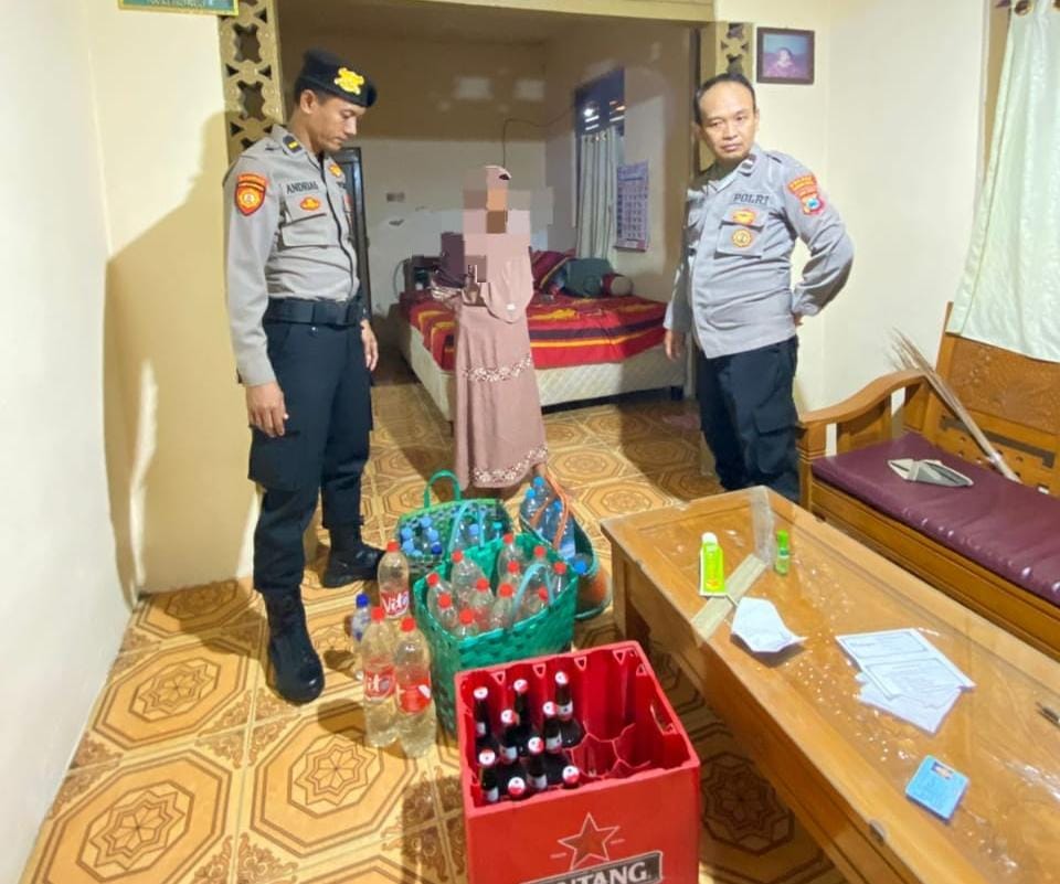 Polsek Taman Ungkap Peredaran Miras Ilegal, Seorang Nenek 70 Tahun Diamankan