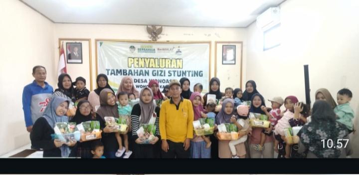 Program gizi stunting Jadi Prioritas Pemdes Wonoasri