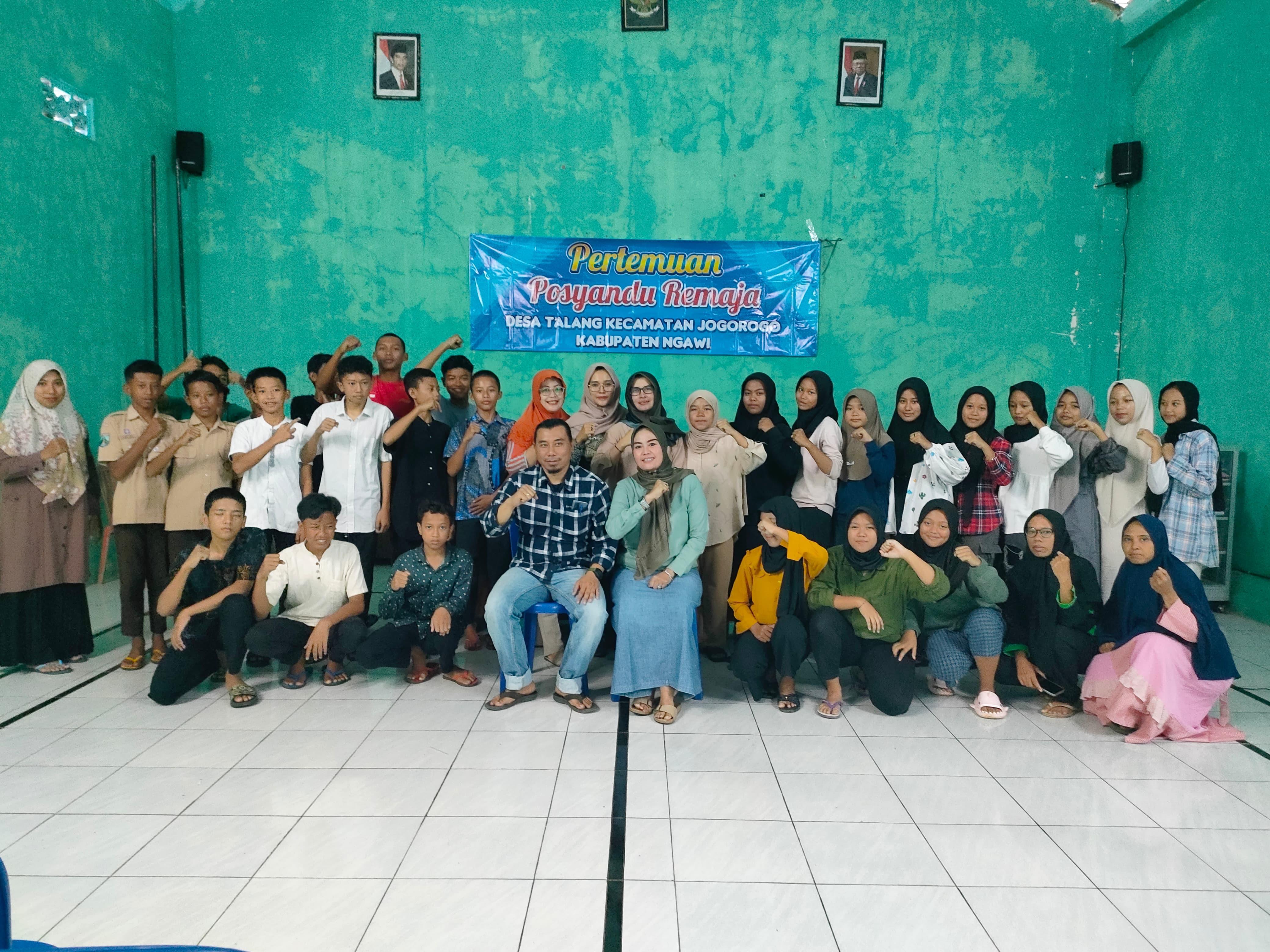 Puluhan Remaja Desa Talang Antusias Ikuti Posyandu Remaja Untuk Meningkatkan Kesehatan