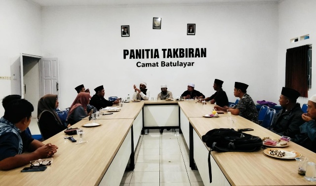 Rapat Perdana Panitia Takbiran Tingkat Kecamatan Bahas Teknis Pelaksanaan Pawai Takbiran Tahun. 2026