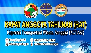RAT KOTASI Senggigi 2025/2026 Sukses Digelar, Zulkifli Hasani Terpilih Pimpin Periode Baru”