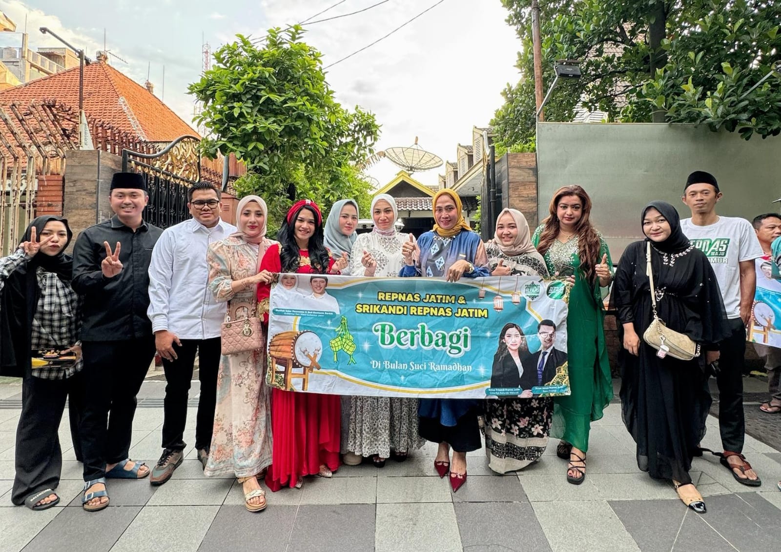 Repnas Adakan Giat Sosial Berbagi Takjil dengan Sederhana dan Penuh Khidmat