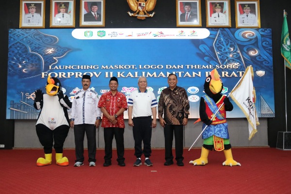 Resmi Launching: Maskot, Logo, dan Theme Song FORPROV II Kalbar 2026 Siap Guncang Kota Singkawang.