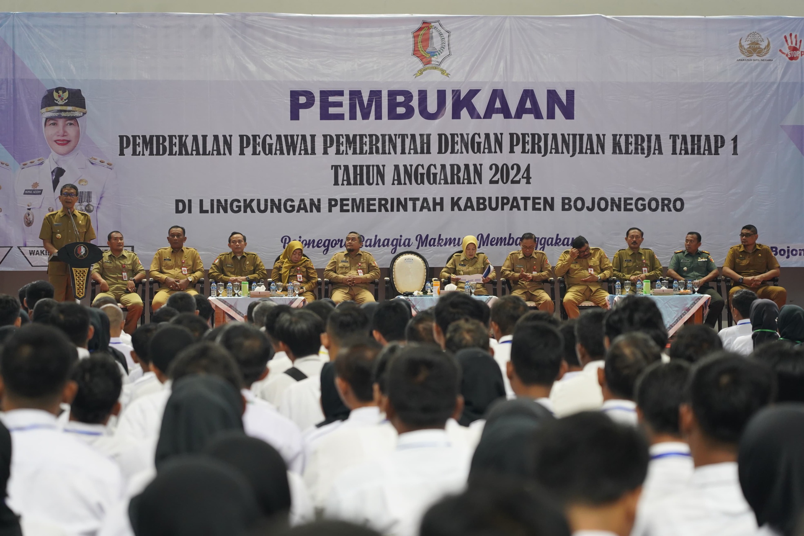 Retreat PPPK Tahap 1 Tahun Anggaran 2024 Resmi Dibuka, Bupati Bojonegoro Tekankan Profesionalisme