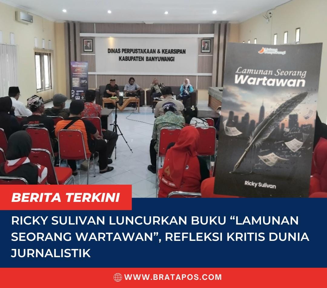 Ricky Sulivan Luncurkan Buku “Lamunan Seorang Wartawan”, Refleksi Kritis Dunia Jurnalistik