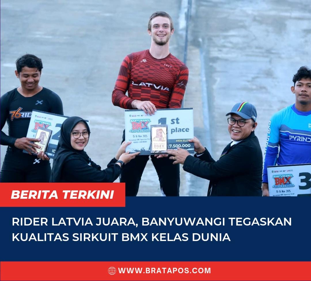 Rider Latvia Juara, Banyuwangi Tegaskan Kualitas Sirkuit BMX Kelas Dunia