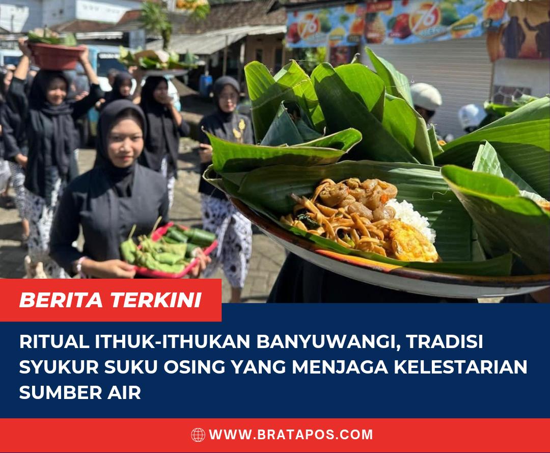 Ritual Ithuk-Ithukan Banyuwangi, Tradisi Syukur Suku Osing yang Menjaga Kelestarian Sumber Air