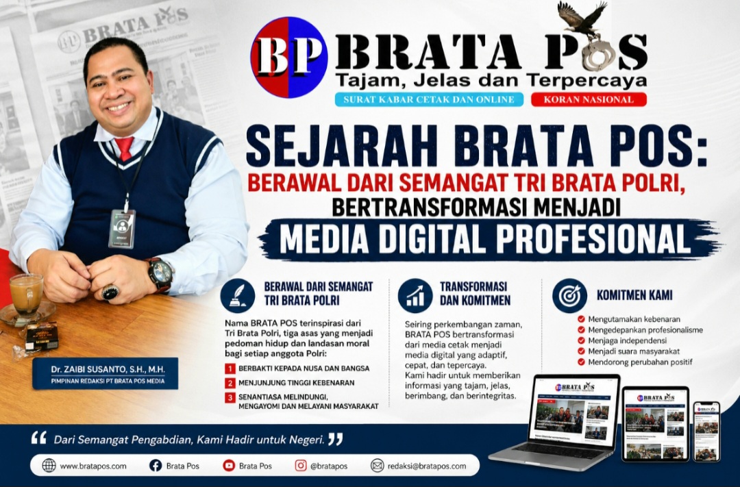 Sejarah BRATA POS: Berawal dari Semangat Tri Brata Polri, Bertransformasi Menjadi Media Digital Profesional