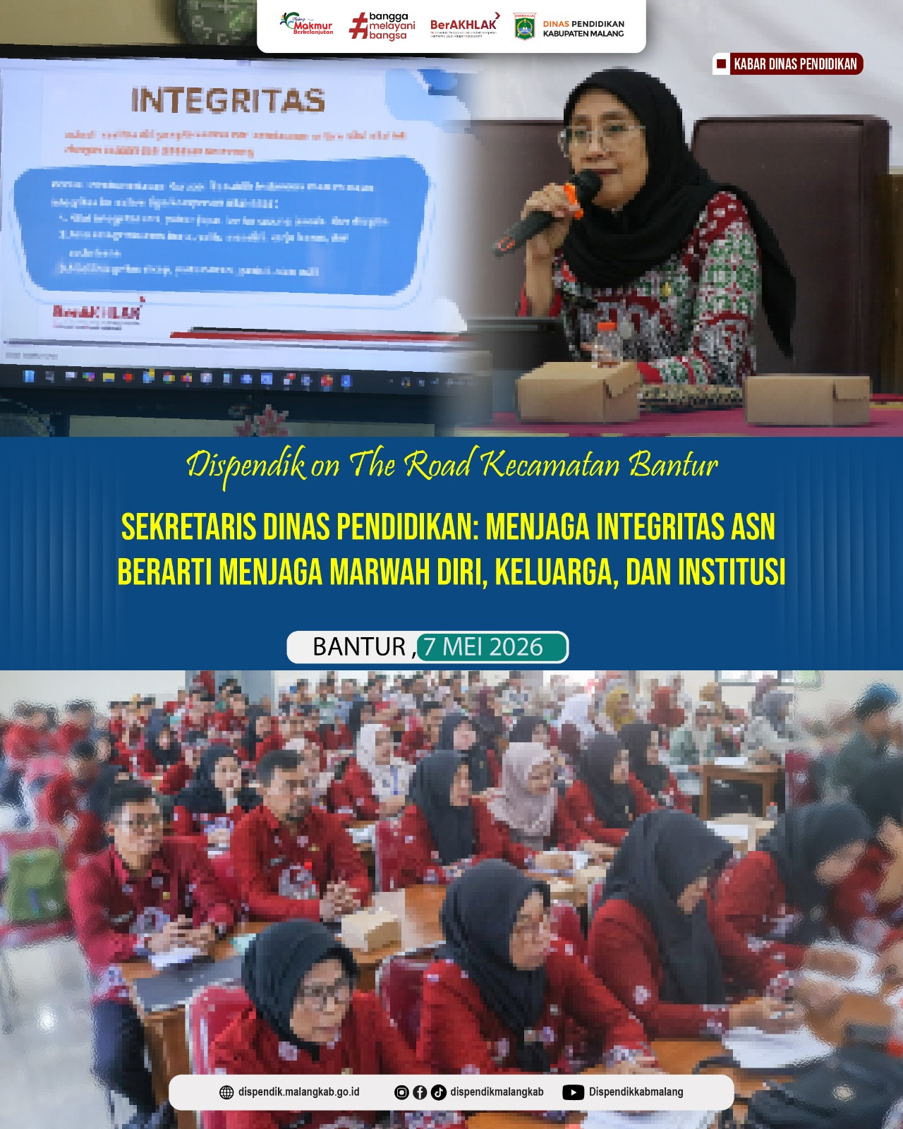 Sekdisdik Malang: Jaga Integritas, ASN Selingkuh Terancam Dipecat Tidak Hormat