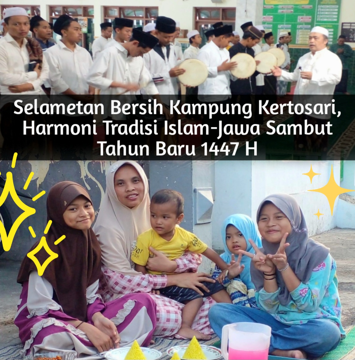 Selametan Bersih Kampung Kertosari, Harmoni Tradisi Islam-Jawa Sambut Tahun Baru 1447 H