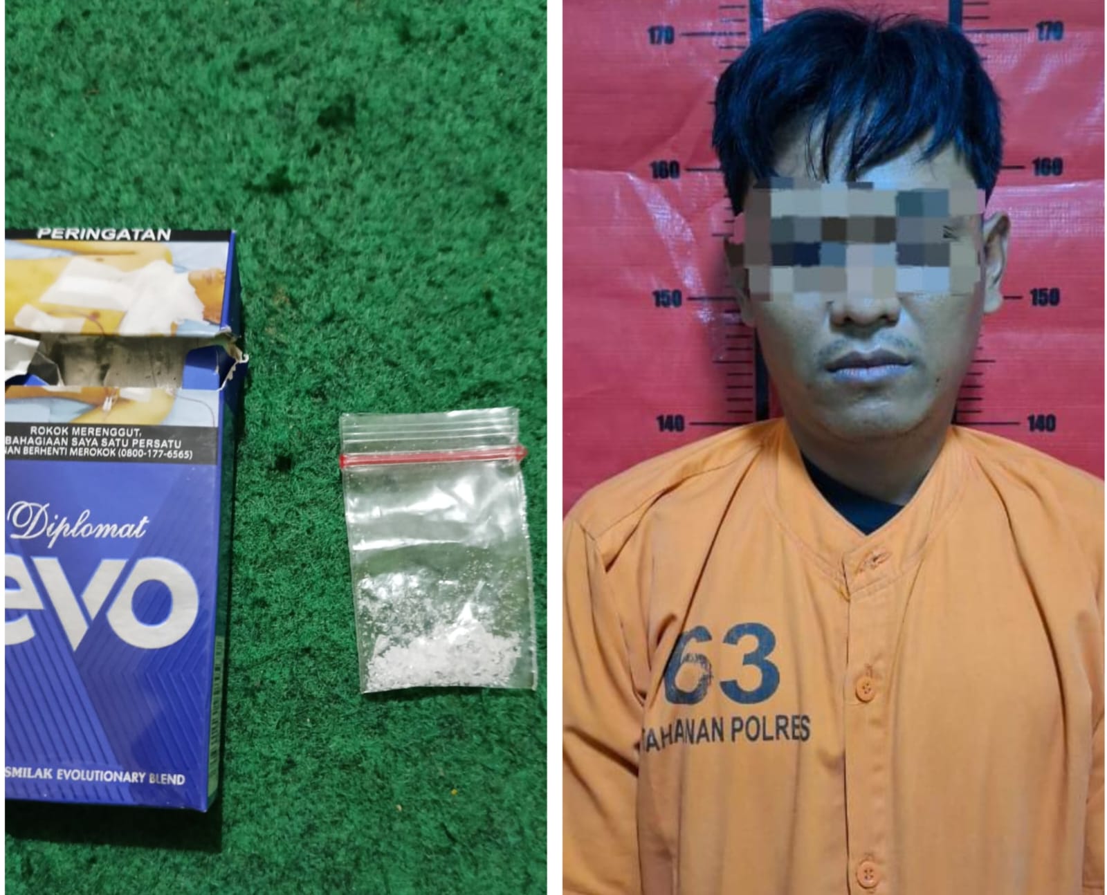 Sembunyikan Sabu Dalam Bungkus Rokok, Seorang Pria Diamankan Polisi
