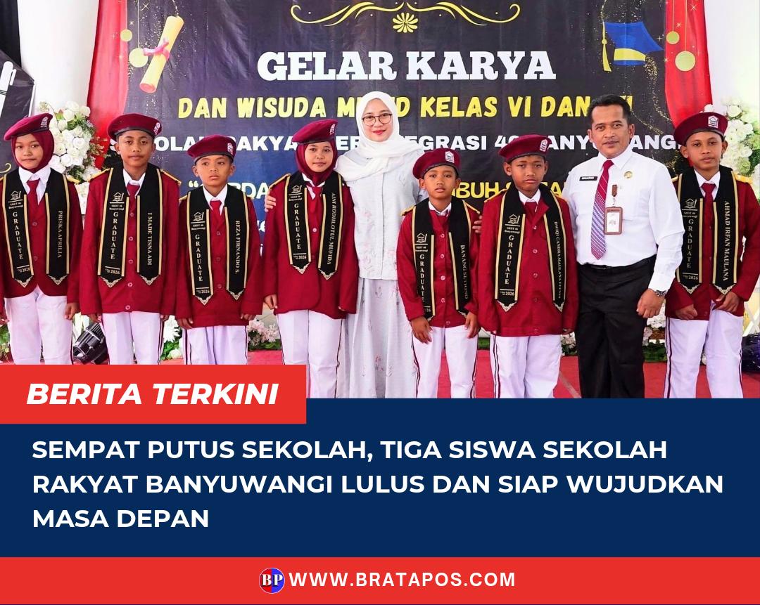Sempat Putus Sekolah, Tiga Siswa Sekolah Rakyat Banyuwangi Lulus dan Siap Wujudkan Masa Depan
