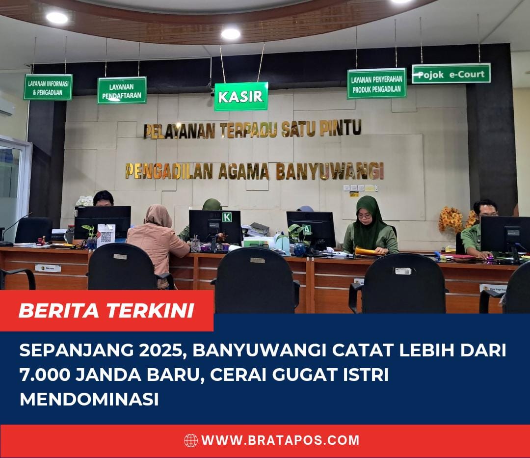Sepanjang 2025, Banyuwangi Catat Lebih dari 7.000 Janda Baru, Cerai Gugat Istri Mendominasi