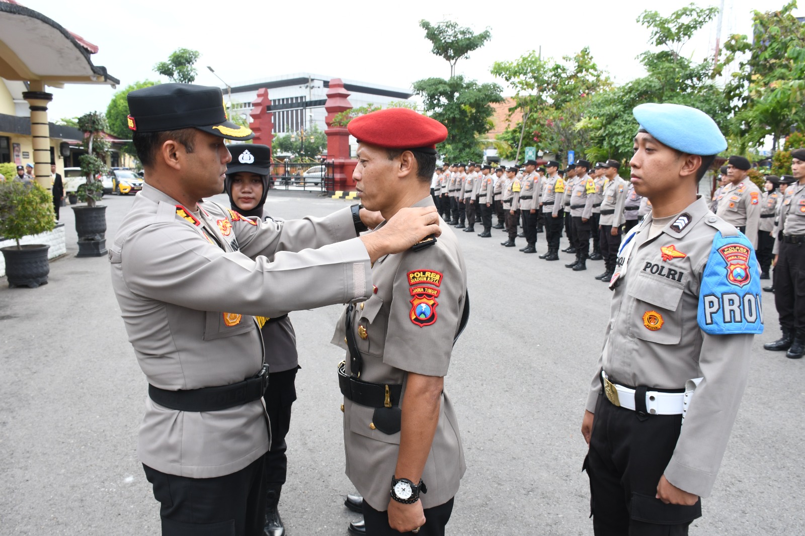 Sertijab Kasat Narkoba Polres Madiun Kota, AKP Tri Wiyono Gantikan Iptu Ali Sadikin