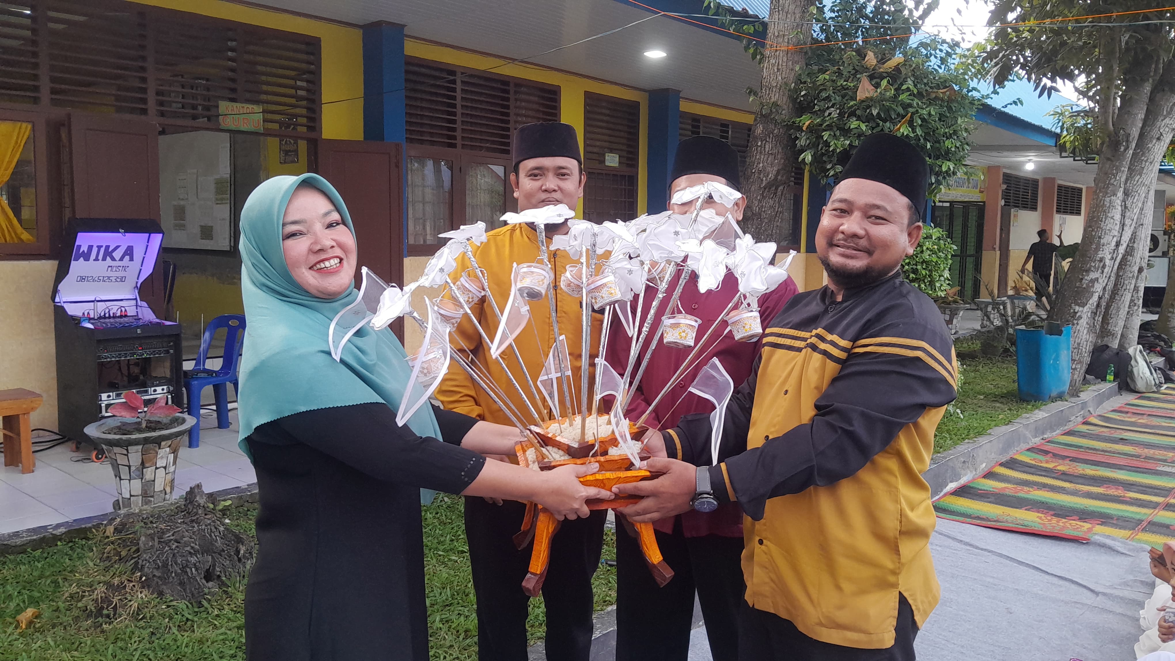SMPN 3 Percut Sei Tuan Gelar Kegiatan Ramadhan Berbagi dan Buka Puasa Bersama