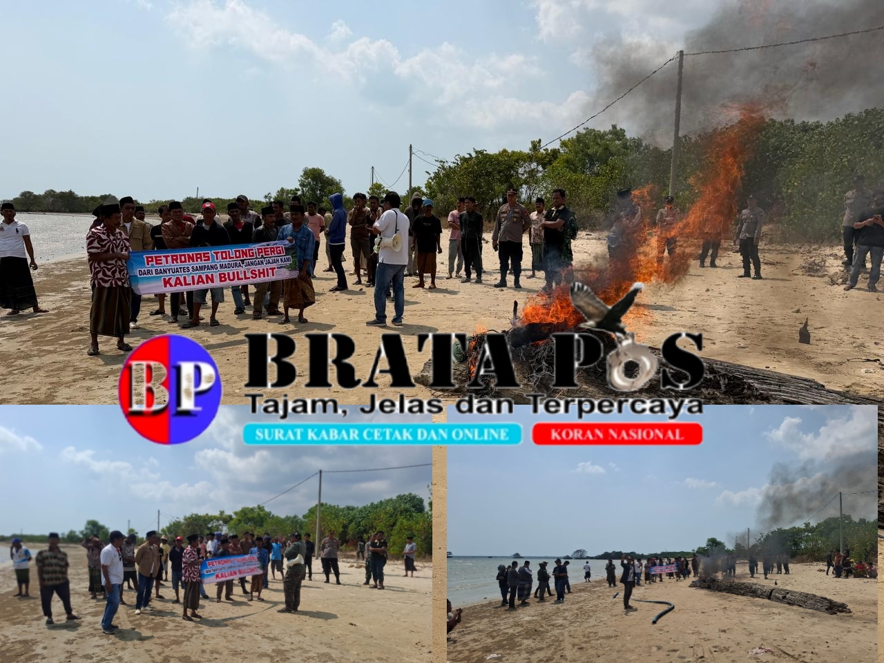 Suara Masyarakat," Petronas Tolong Pergi Dari Banyuates" Aktivitas Migas Dinilai Berdampak Buruk