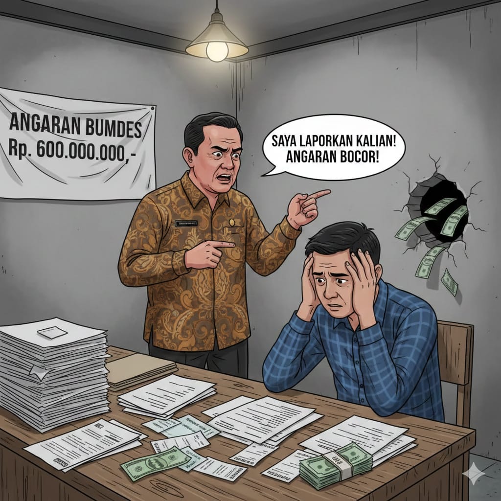 Tidak Terima Namanya Diseret, Kades Meddelen Lenteng Sumenep Akan Melaporkan Ketua BUMDes