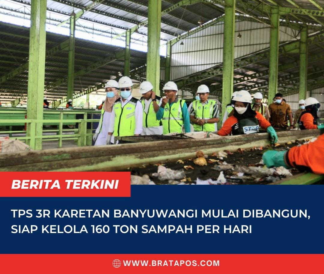 TPS 3R Karetan Banyuwangi Mulai Dibangun, Siap Kelola 160 Ton Sampah Per Hari