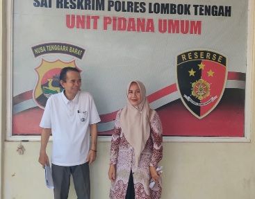 Uang Rp90 Juta Dipersoalkan, Husri Iramayanthi Resmi Lapor ke Polres Lombok Tengah