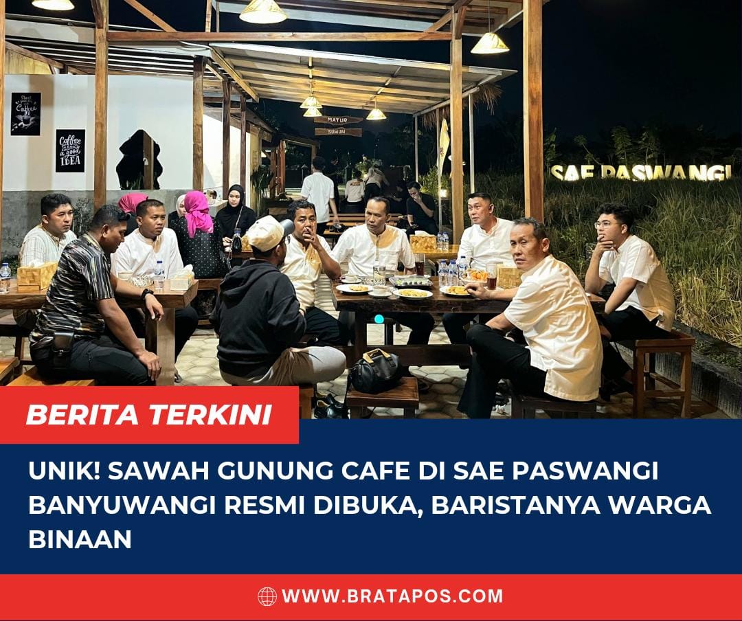 Unik! Sawah Gunung Cafe di SAE Paswangi Banyuwangi Resmi Dibuka, Baristanya Warga Binaan