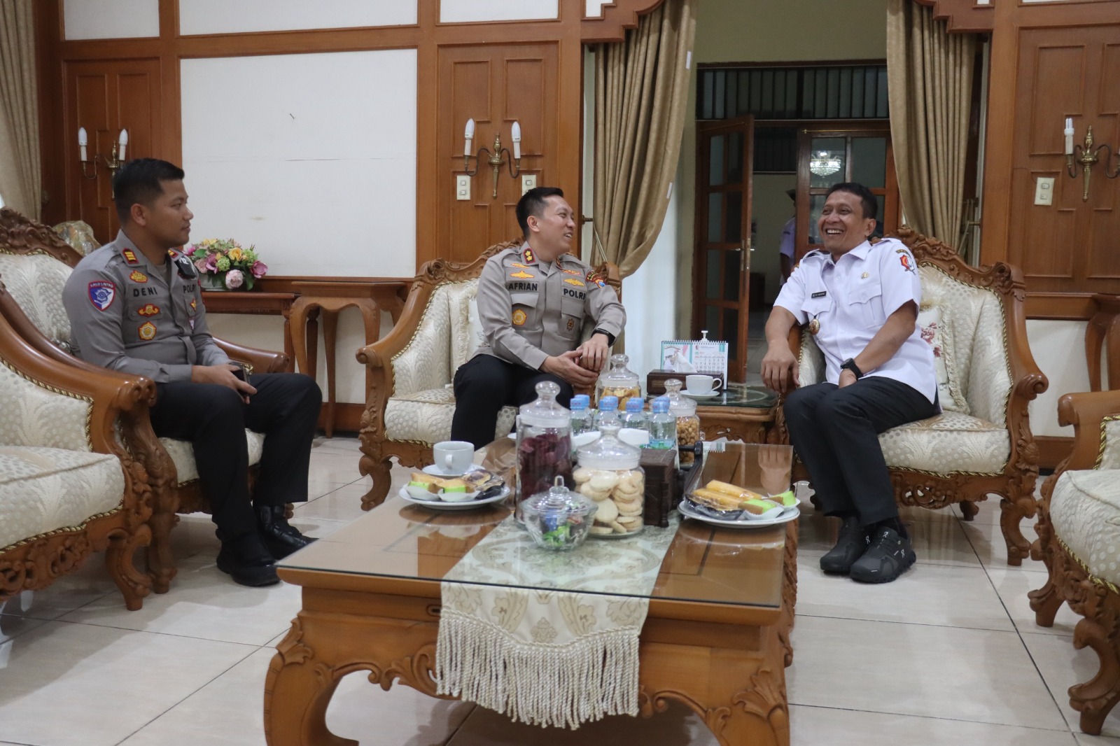 Usai Sertijab, Kapolres Bojonegoro Silaturahmi dengan Bupati