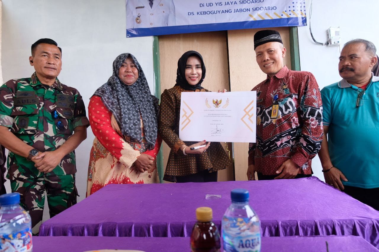 Wabup Sidoarjo Resmikan Rumah Produksi UMKM Yis Jaya