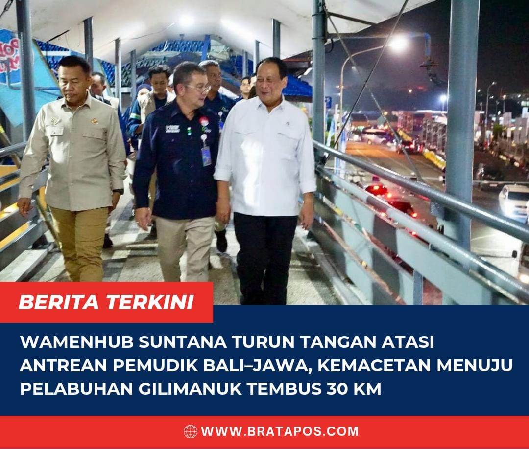 Wamenhub Suntana Turun Tangan Atasi Antrean Pemudik Bali–Jawa, Kemacetan Menuju Pelabuhan Gilimanuk Tembus 30 Km