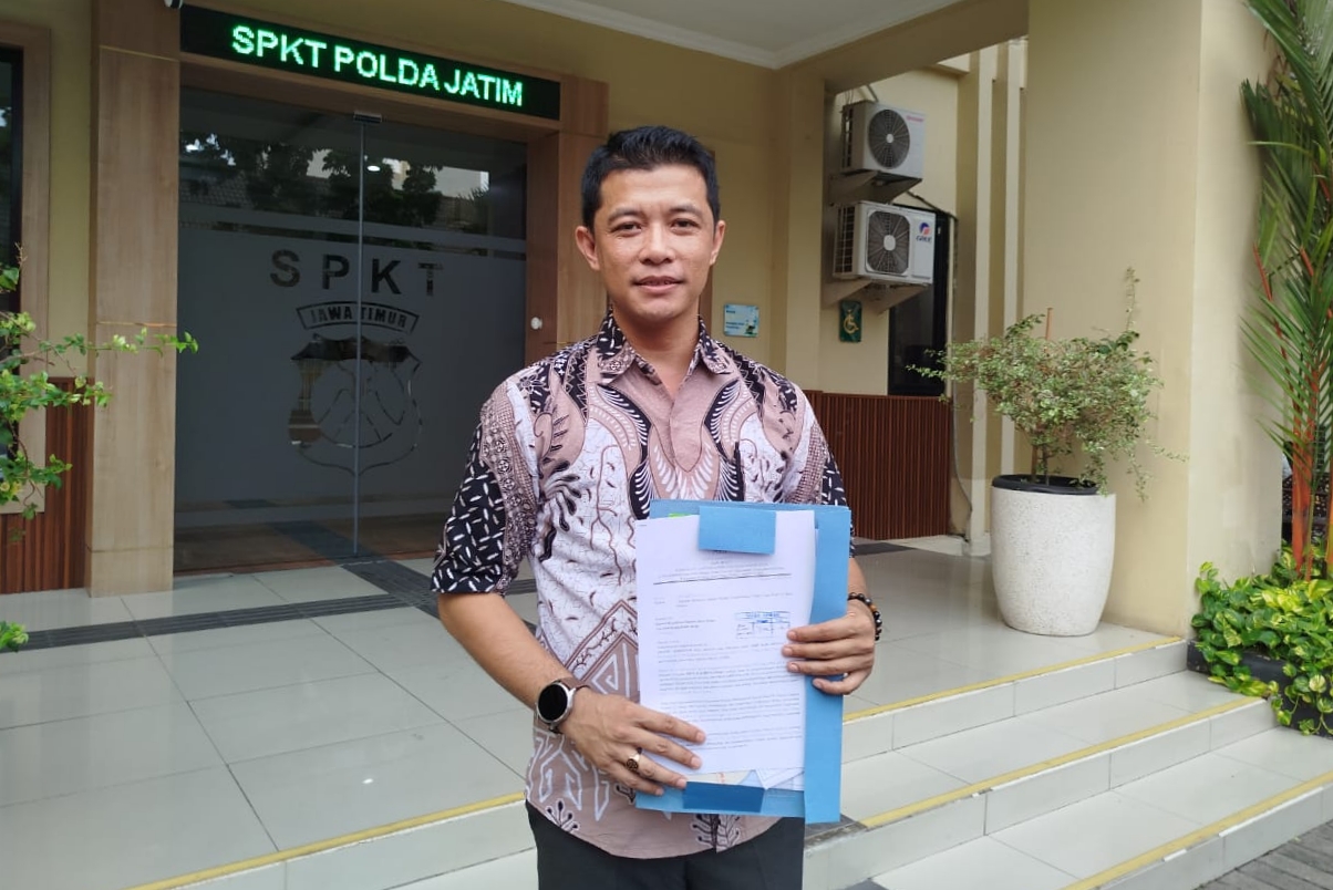 Warga Kota Madiun, Laporkan Dugaan Korupsi Proyek TPA dan PDAM ke Polda Jatim