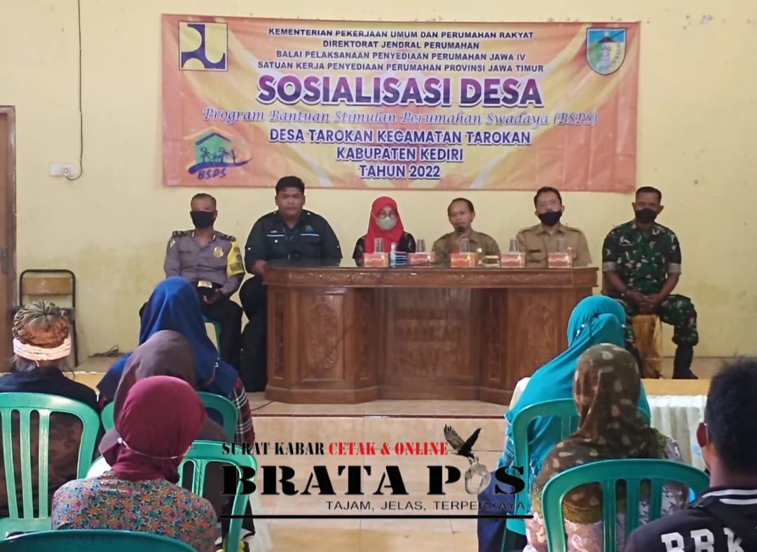 Sosialisasi BSPS di desa Tarokan
