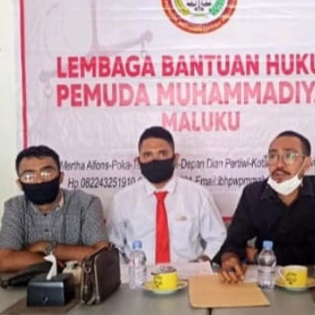 Lembaga Bantuan Hukum (LBH) Pemuda Muhammadiyah Maluku. (HO/Bratapos.com)